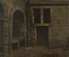 Old Courtyrad of Antwerp Town Hall, 1870. Creator: Hendrik Frans Schaefels