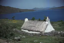 Old Crofters Cottage, near Broadford, looking North, Isle of Skye, Scotland, 20th century. Artist: CM Dixon