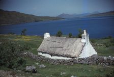 Old Crofters Cottage, near Broadford, looking North, Isle of Skye, Scotland, 20th century. Artist: CM Dixon