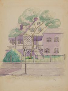 Old Dutch Farmhouse, c. 1936. Creator: Gladys Cook