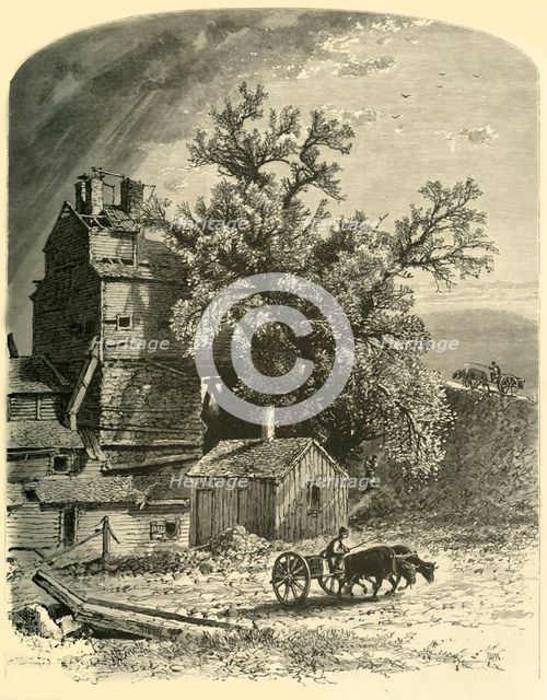 'Old Furnace, at Kent Plains', 1874.  Creator: John Douglas Woodward.