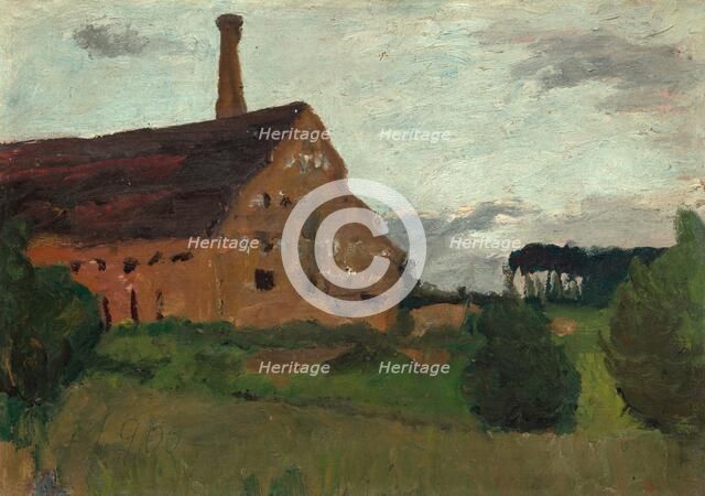 Old Factory, 1900. Creator: Paula Modersohn-Becker.