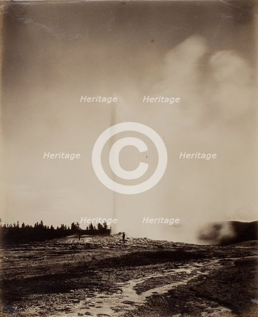 Old Faithful, 1871. Creator: William H. Jackson.