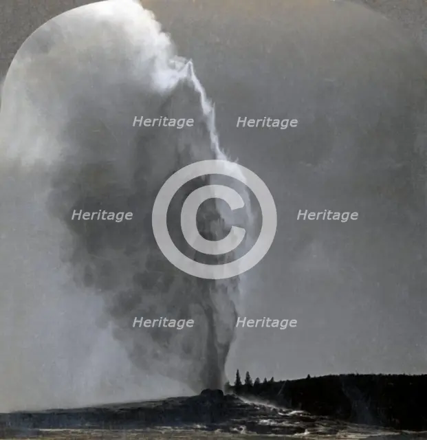 "Old Faithful", Queen of Geysers, Yellowstone National Park, Wyo., U.S.A.', 1904. Creator: Unknown.