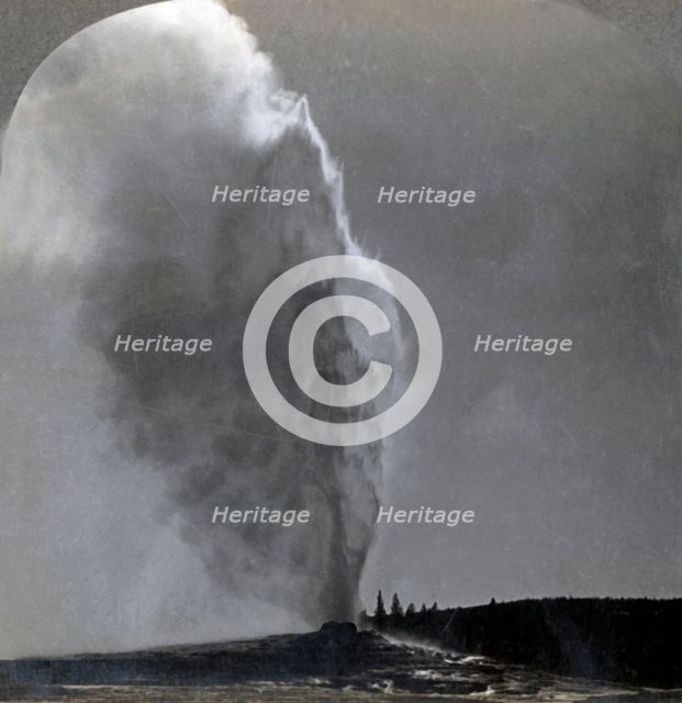 "Old Faithful", Queen of Geysers, Yellowstone National Park, Wyo., U.S.A.', 1904. Creator: Unknown.