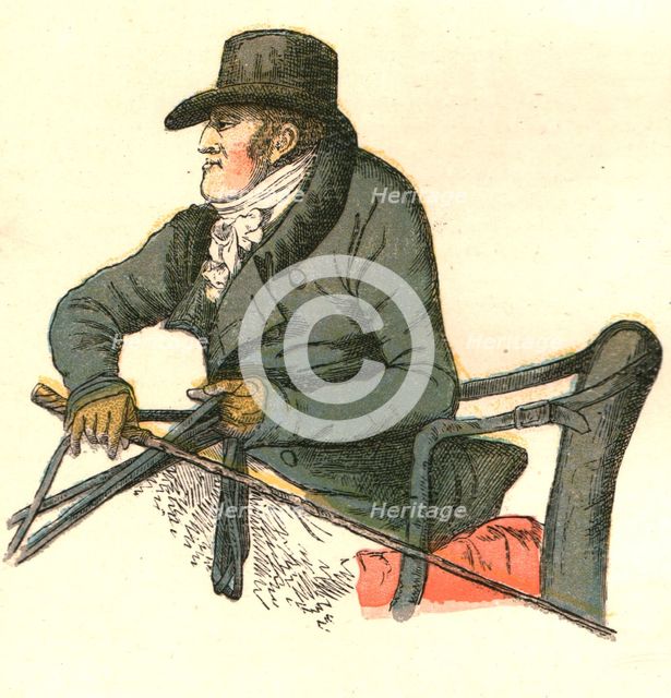 ''Old Fashioned Sporting Pictures, and the Road to Bygone Days; "Lord Dashalong" (Lord Sefton bent o Creator: R. Deighton.