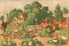 'Old Fashioned Sporting Pictures, and the Road to Bygone Days; The Enraged Vicar, or Fox Hunting ve Creator: Unknown