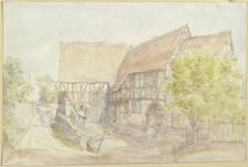 Old farmhouse in Mammelshain in the Taunus Mountains, c1850-1900. Creator: Peter Becker