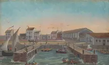 Old Ferry Stairs, 1870s. Creator: William P. Chappel