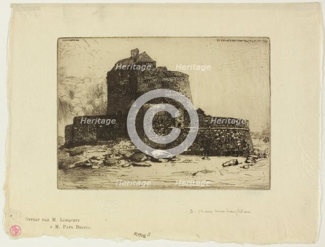Old Fort at Ambleteuse, 1902. Creator: Donald Shaw MacLaughlan.