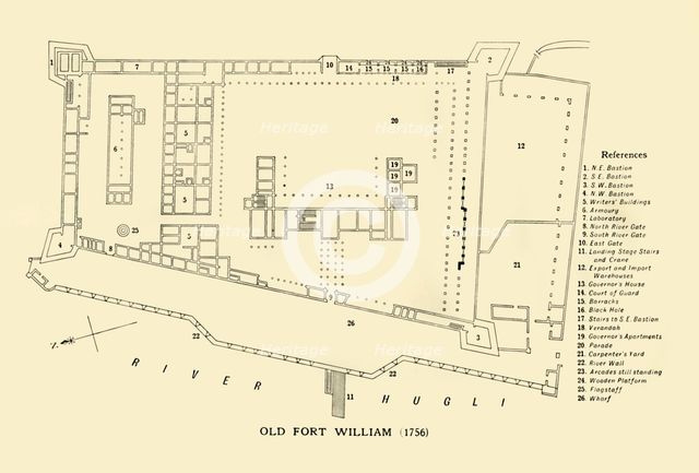 'Old Fort William, 1756', (1925). Creator: Unknown.