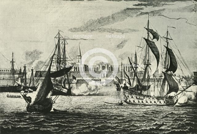 'Old Fort William, from the River (1736)', 1925. Creator: Unknown.