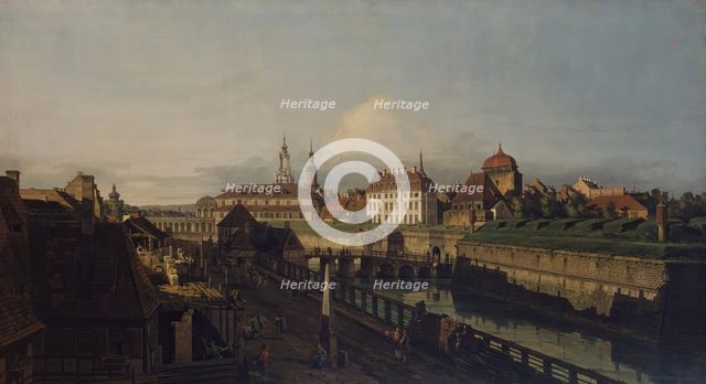 Old Fortifications of Dresden, 1749. Creator: Bernardo Bellotto.