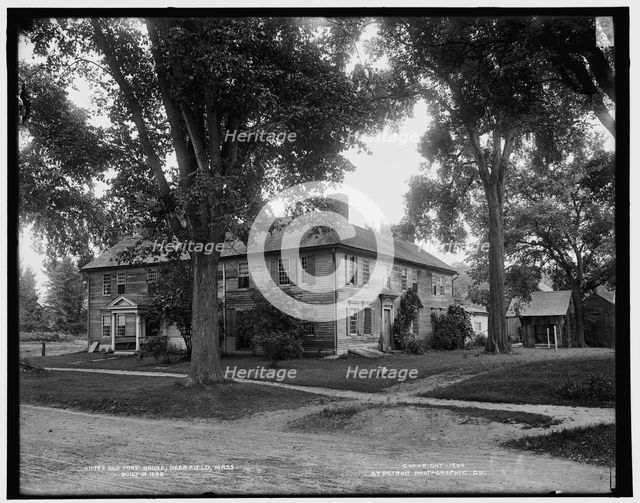 Old Fray [sic] House, Deerfield, Mass., built in 1698, c1900. Creator: Unknown.