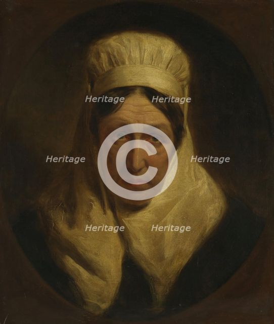 Old French Woman, 19th century. Creator: George Lance.