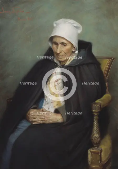 Old French Countrywoman, 1885. Creator: Jenny Nystrom.