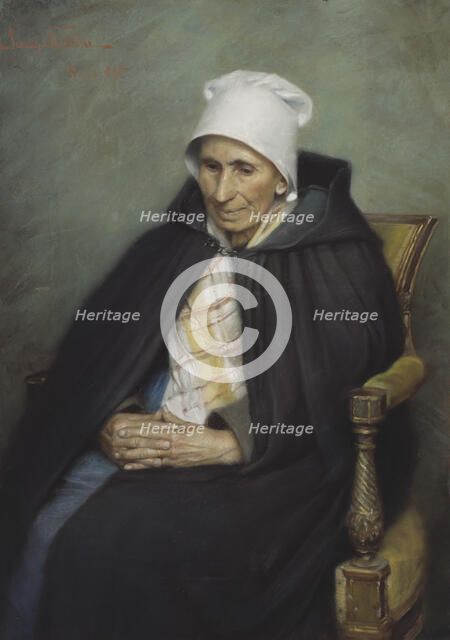Old French Countrywoman, 1885. Creator: Jenny Nystrom.