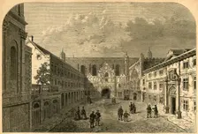 Old Front of Guildhall c1725, (1897). Creator: Unknown