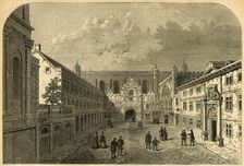 Old Front of Guildhall c1725, (1897). Creator: Unknown
