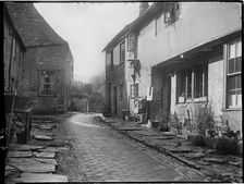 Old George Yard, Burford, West Oxfordshire, Oxfordshire, 1924. Creator: Katherine Jean Macfee