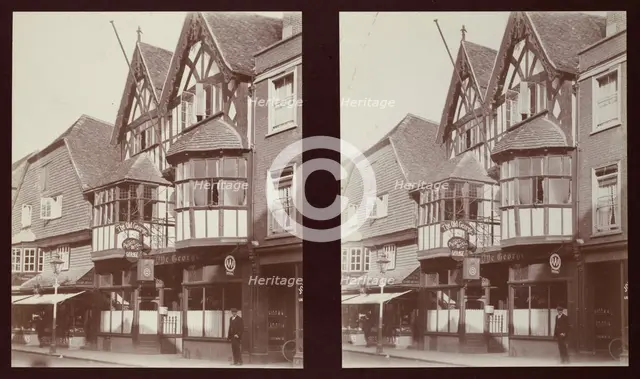 Old George Inn, 17 High Street, Salisbury, Wiltshire, 1913. Creator: Walter Edward Zehetmayr.