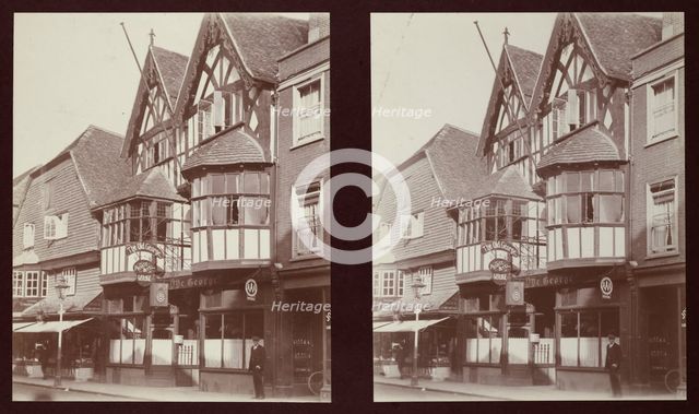 Old George Inn, 17 High Street, Salisbury, Wiltshire, 1913. Creator: Walter Edward Zehetmayr.
