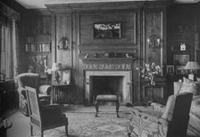 Old Georgian panelling in Miss Morgan's Office, house of Miss Anne Morgan, New York City, 1924