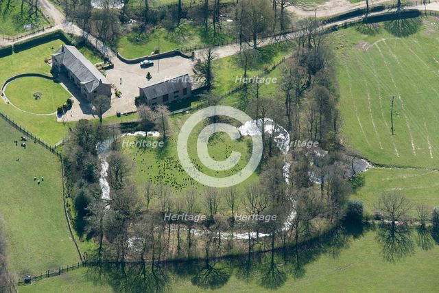 Old Hall, Bretters Farm moated site and fishponds, Heath Charnock, Lancashire, 2019. Creator: Historic England.