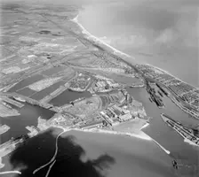 Old Harbour and the docks, Hartlepool, County Durham, 1947 Artist: Aerofilms