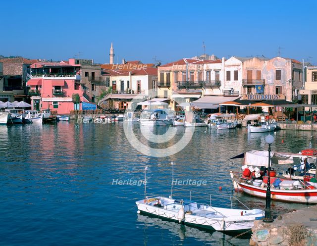 Old Harbour, Rethymnon, Crete, Greece. Creator: Peter Thompson.