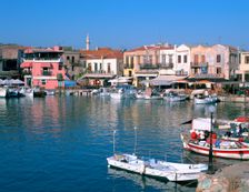 Old Harbour, Rethymnon, Crete, Greece. Creator: Peter Thompson