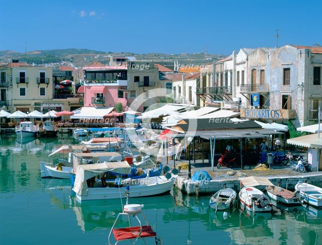 Old Harbour, Rethymnon, Crete, Greece. Creator: Peter Thompson.