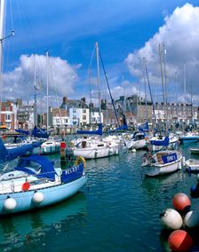 Old Harbour, Weymouth, Dorset. Creator: Peter Thompson