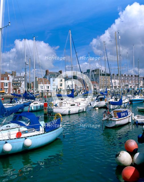 Old Harbour, Weymouth, Dorset. Creator: Peter Thompson.