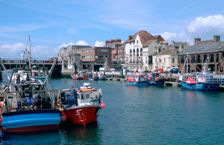 Old Harbour, Weymouth, Dorset. Creator: Peter Thompson