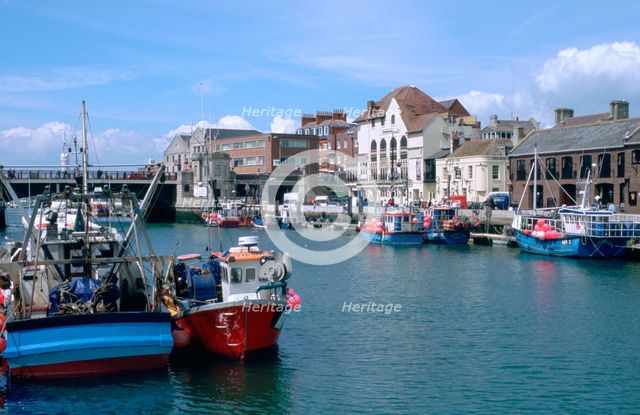 Old Harbour, Weymouth, Dorset. Creator: Peter Thompson.