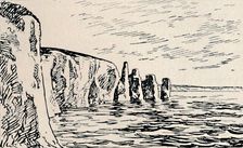 Old Harry Rocks 1929