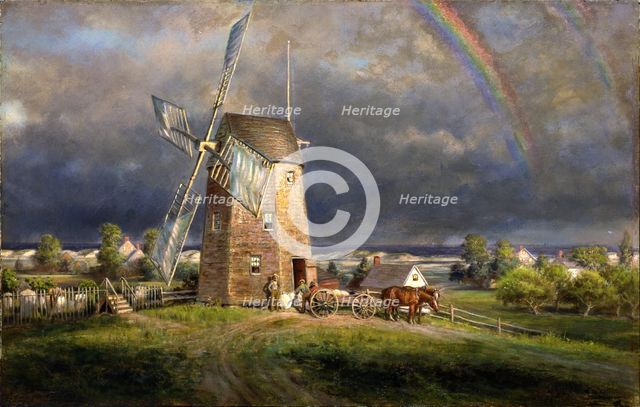 Old Hook Mill, Easthampton, ca. 1880. Creator: Edward Lamson Henry.