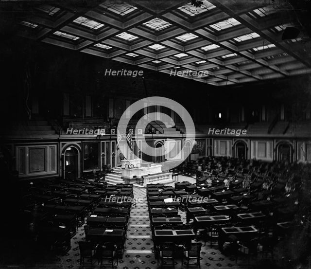 Old House of Representatives (about 1861). Creator: Unknown.