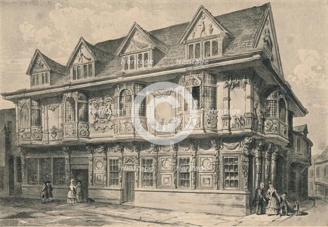 Old house at Ipswich, Suffolk, 1915. Artist: Unknown.