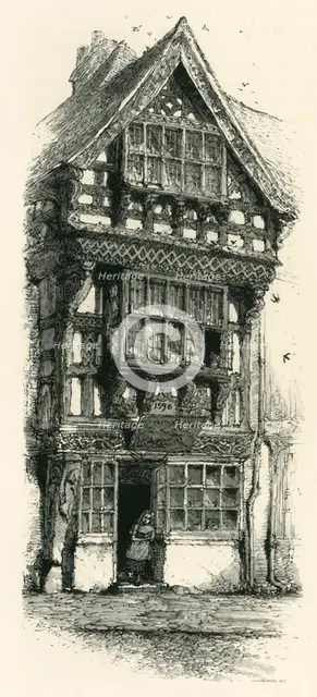 'Old House at Stratford', c1870.