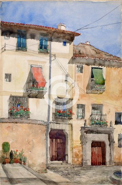 Old House at Segovia, Spain, 1920. Creator: Cass Gilbert.