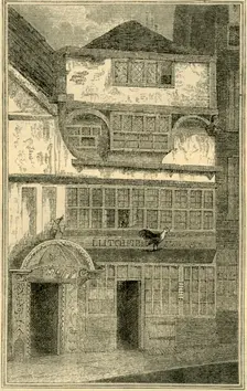Old House Formerly in Leadenhall Street (c1872). Creator: Unknown