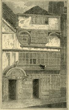 Old House Formerly in Leadenhall Street (c1872). Creator: Unknown