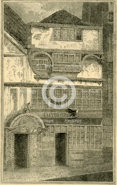 'Old House Formerly in Leadenhall Street', (c1872). Creator: Unknown.