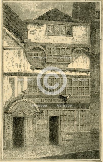 'Old House Formerly in Leadenhall Street', (c1872). Creator: Unknown.