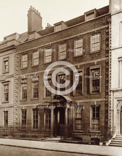 Old House, Great Ormond Street, c1883. Creator: Henry Dixon & Son.