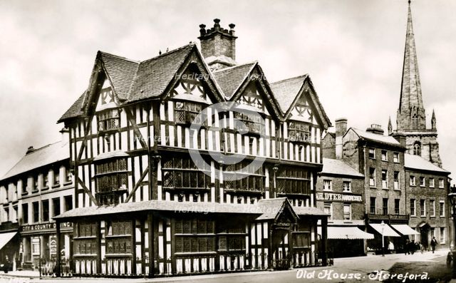 Old House, Hereford, Herefordshire, early 20th century. Artist: Unknown