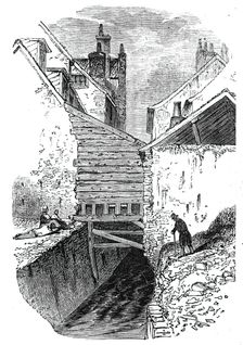 Old house in Clerkenwell, 1844. Creator: Unknown