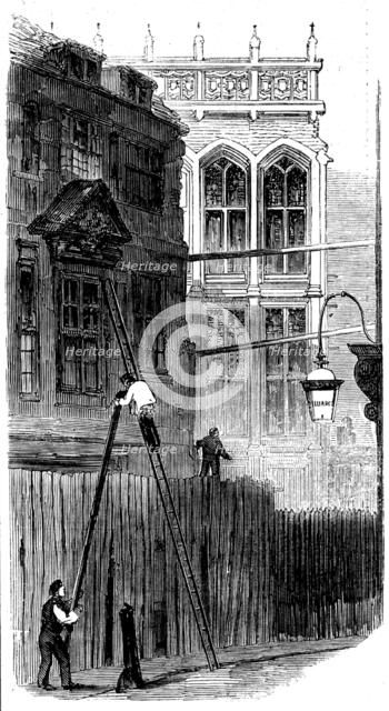 Old House in Fetter-Lane, 1858. Creator: Unknown.